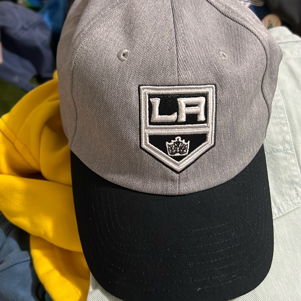 LA Kings hockey hat. Black and grey.